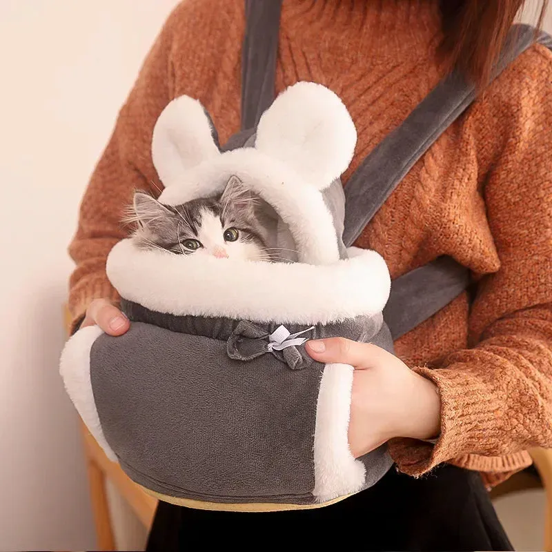 🐾 Cozy Adventure Paws Backpack for Cuddly Cats & Dogs 🌟✨