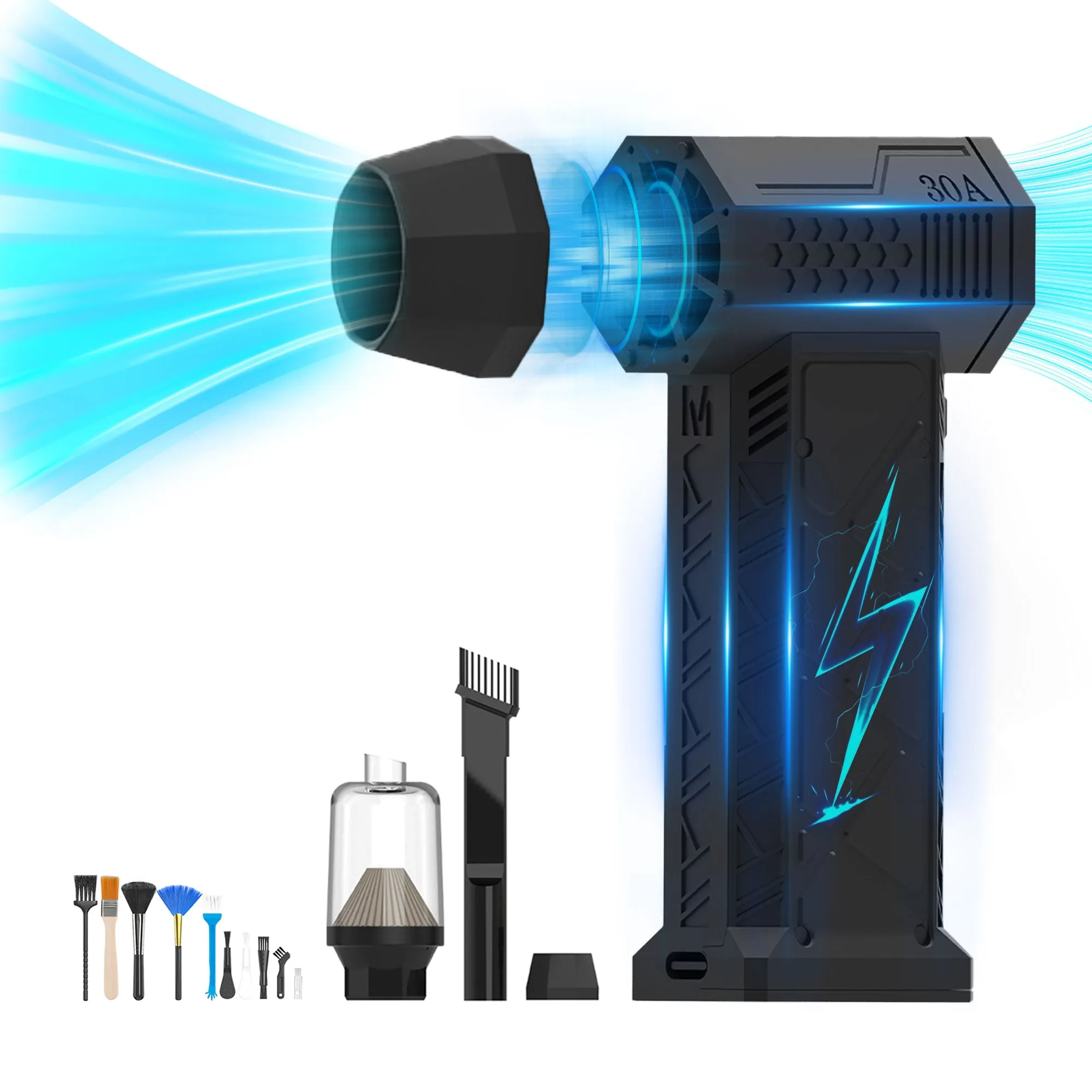 1000A-SET Emergency Power Supply & High-Speed Turbo Fan Combo – Powerful & Reliable