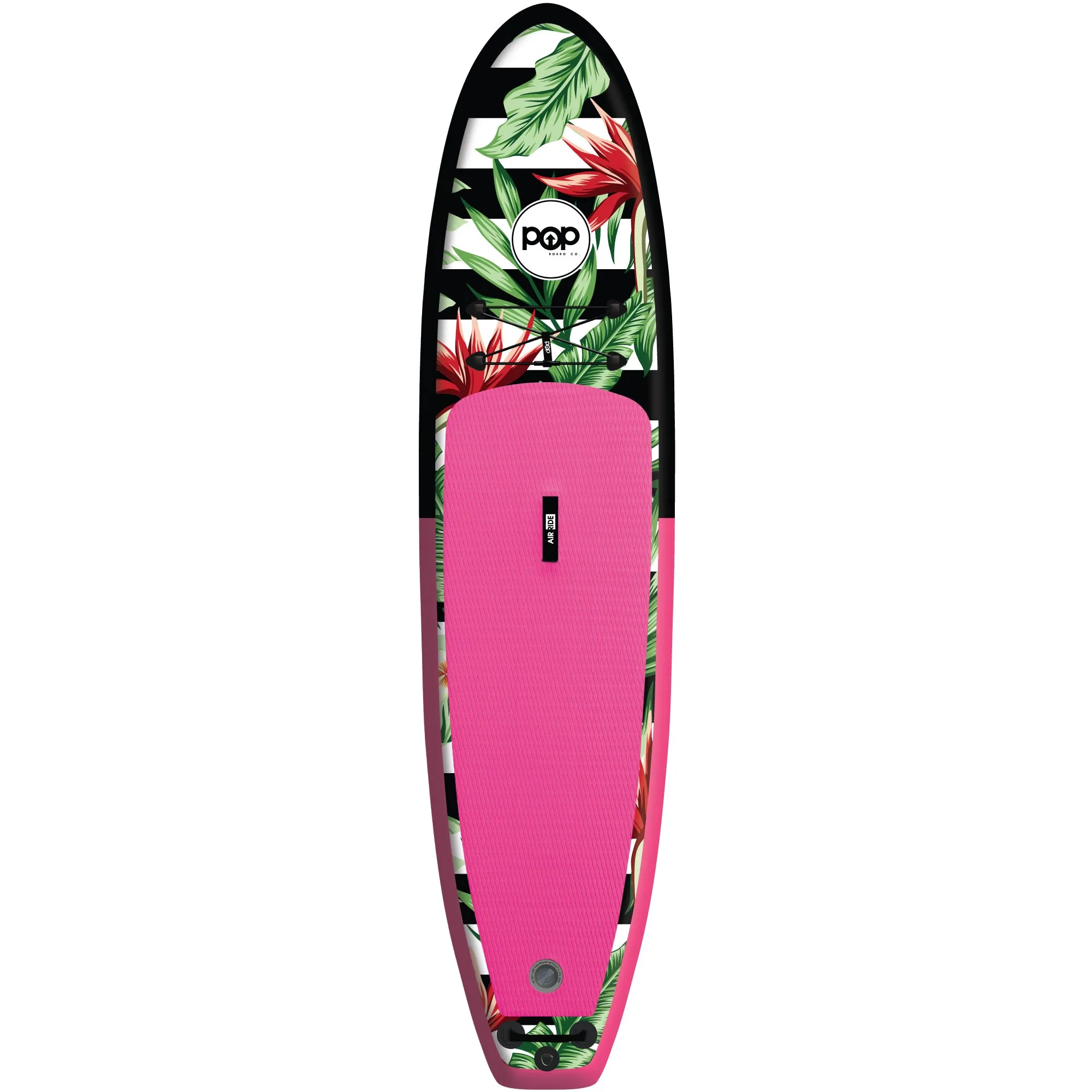 10'6 Royal Hawaiian Pink/Black Inflatable Paddleboard-ISUP