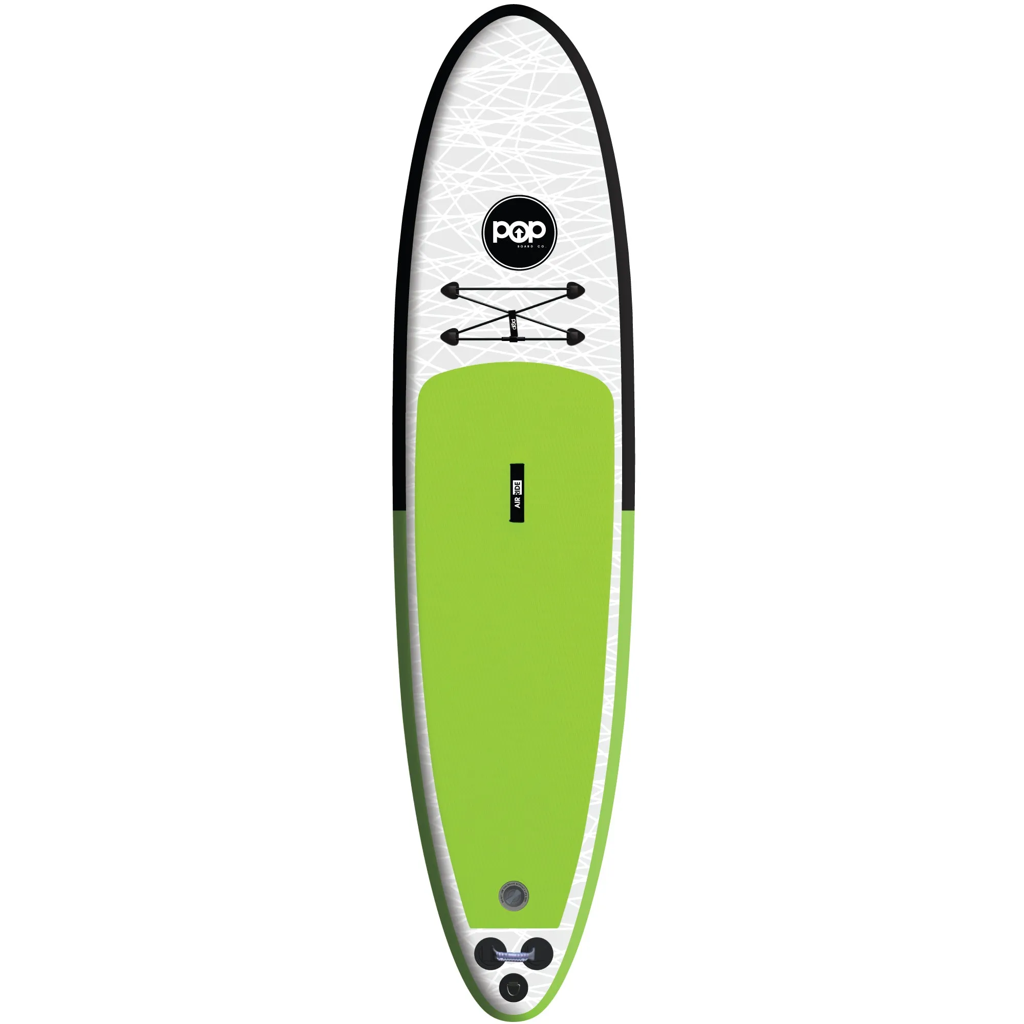 11' Green/Black Inflatable Paddleboard-ISUP