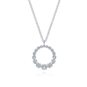14K White Gold Fashion Necklace, 0.24ctw, H/I-SI