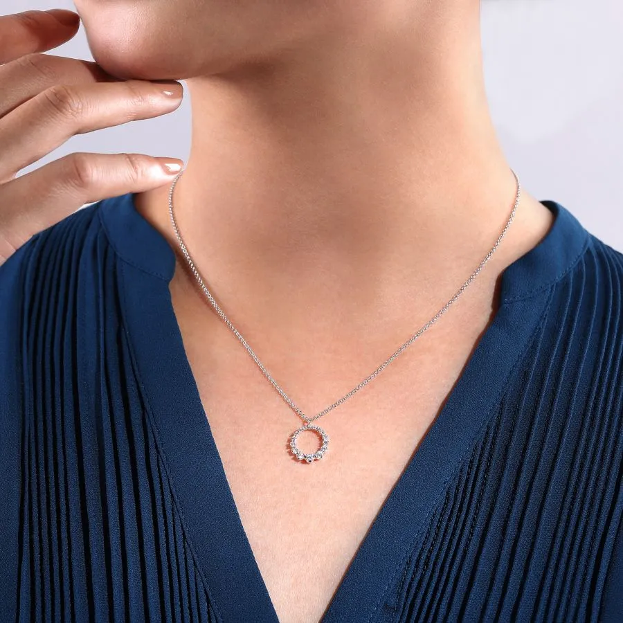 14K White Gold Fashion Necklace, 0.24ctw, H/I-SI