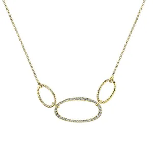 14k Yellow Gold Hampton Fashion Necklace