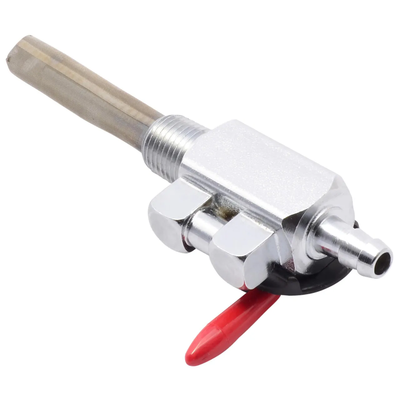 1/4" NTP Petcock - Straight With Filter Screen and Reserve