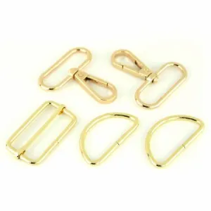 1.5 inch Style 3 Basic Hardware Kit - Gold - Sallie Tomato