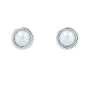 18K WG Mikimoto Pearl Earrings