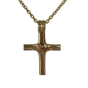 18Kt Gold Cross Pendant "Divine Inspiration"