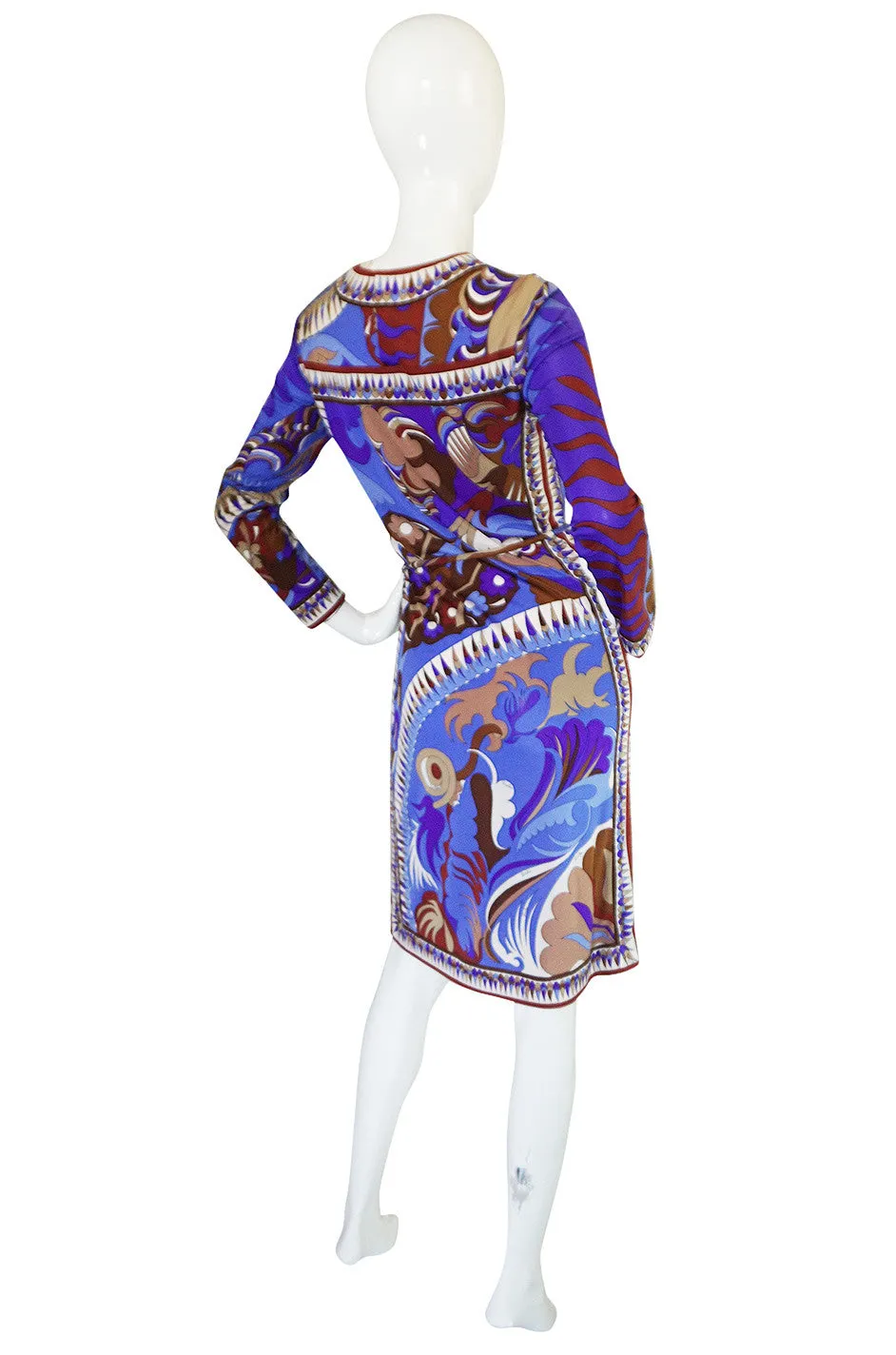 1960s Brilliant Printed Silk Jersey Emilio Pucci Dress