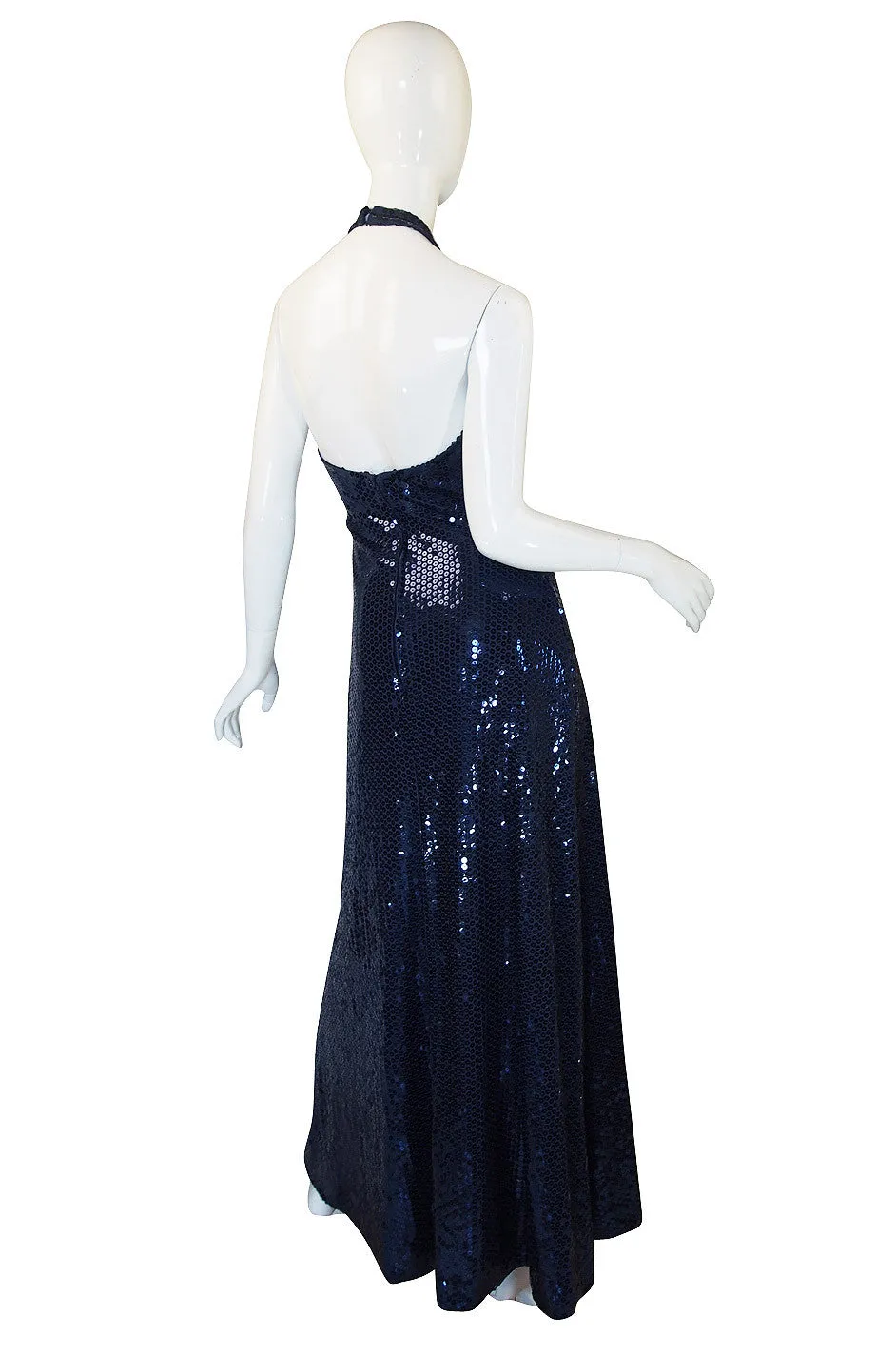 1970s Sequin Harold Levine Dress & Jacket