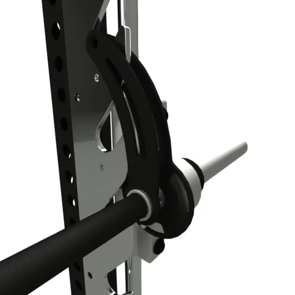 1RM Compact Obsidian Rack & Smith Machine Combo Stacked