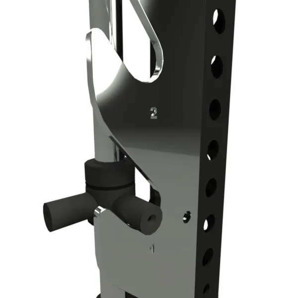 1RM Compact Obsidian Rack & Smith Machine Combo Stacked