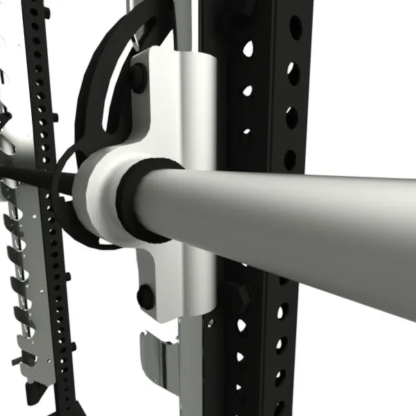 1RM Compact Obsidian Rack & Smith Machine Combo Stacked