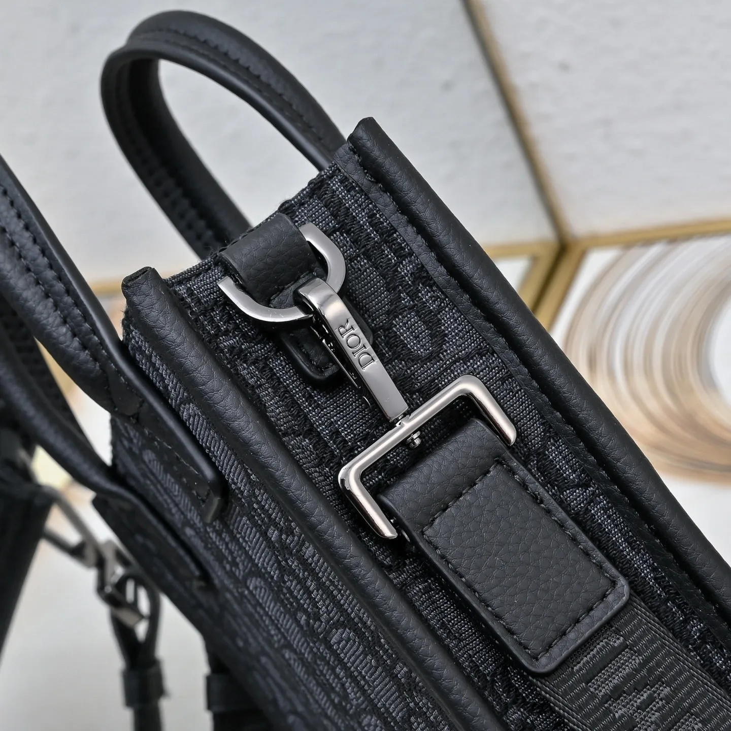 2 Color Chic Oblique Satchel bag