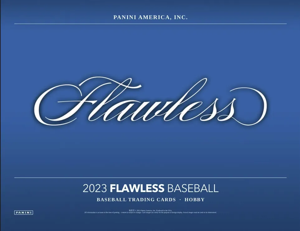 2023 Panini Flawless Baseball Hobby Case