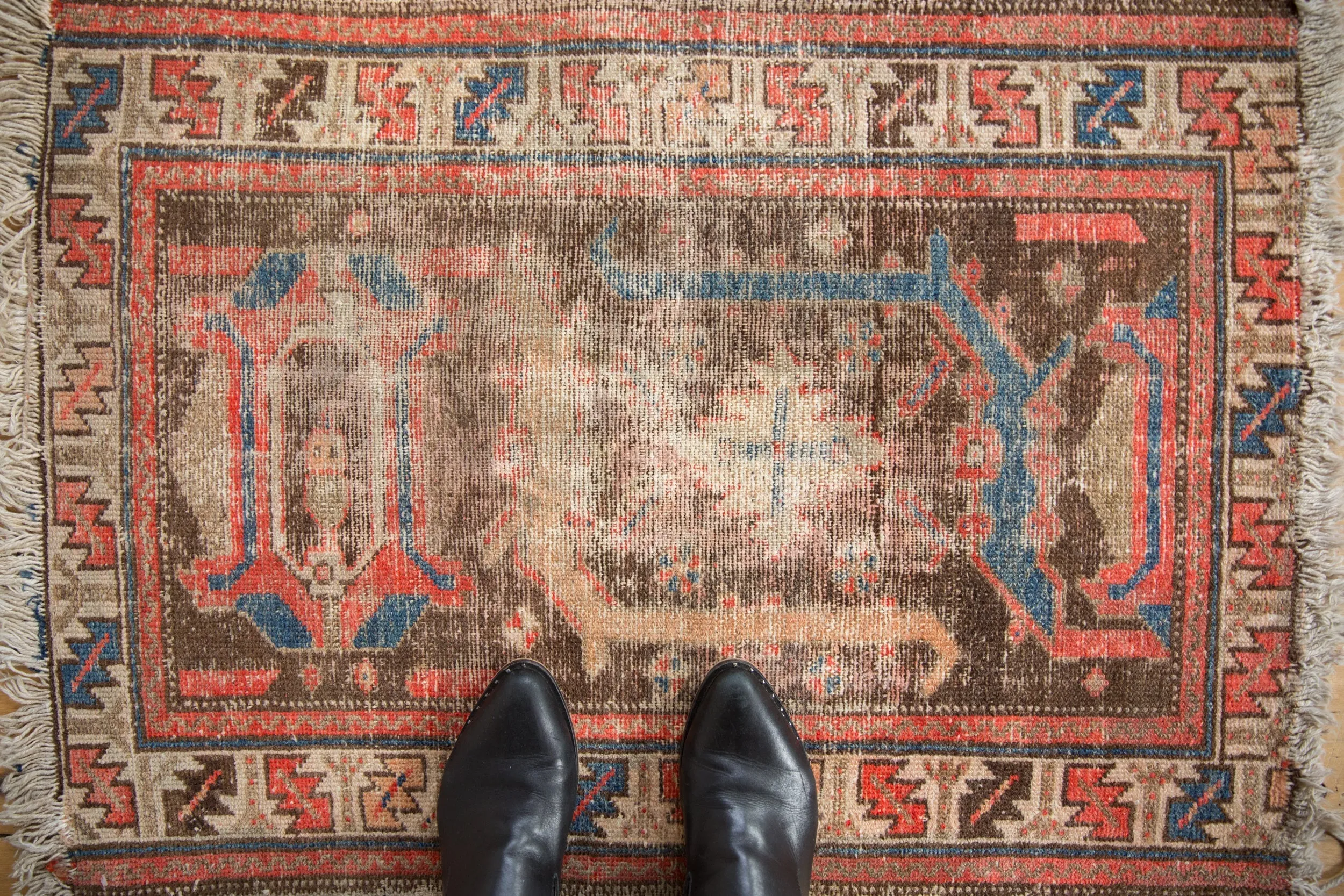 2x3 Vintage Hamadan Rug Mat