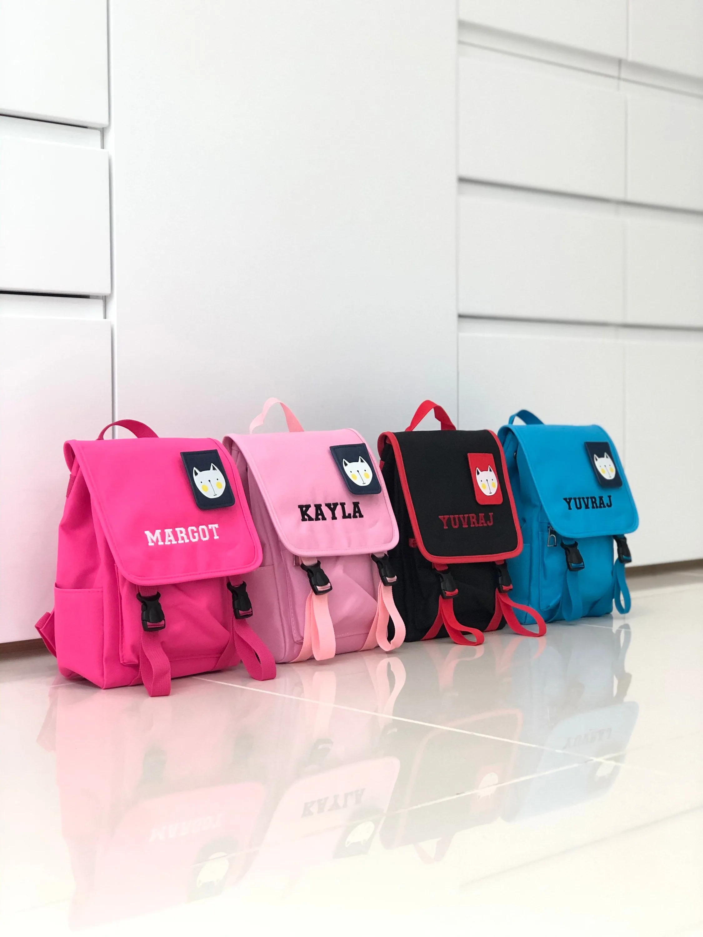 3-ITEMS Personalised Dog Backpack Rucksack Bag, Blanket & Bodysuit Bundle Gift Set