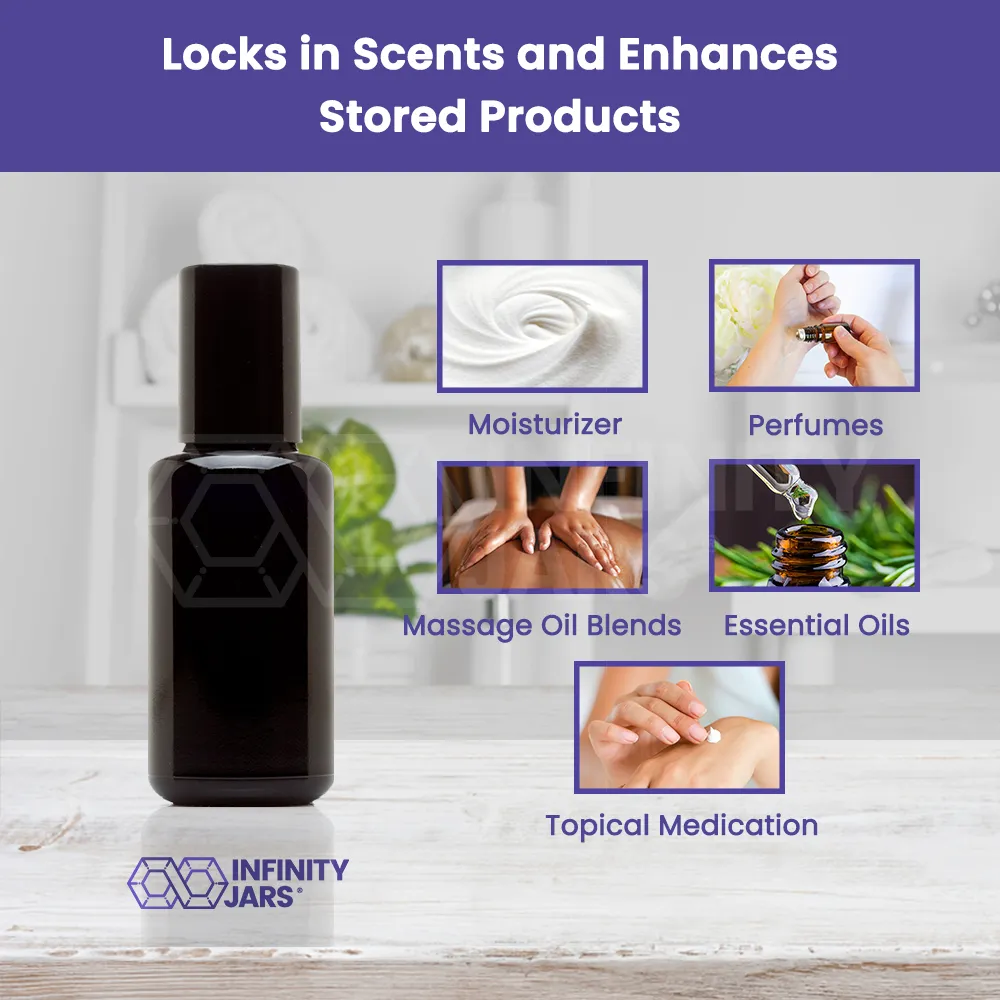 30 ml Glass Roller Applicator Bottle