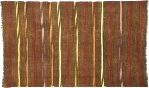 7'6" x 12'3" Vintage Kilim Rug