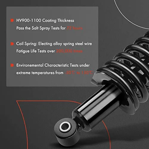 A-Premium Complete Struts Coil Springs Assembly Compatible with Mercedes-Benz ML320 1998-2003 ML350 2003-2005 ML430 ML500 Rear Left and Right 2-PC Set