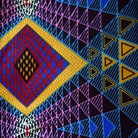 African Print Cotton Napkins - Set of 4