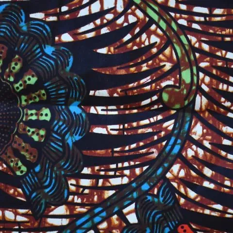 African Print Cotton Napkins - Set of 4