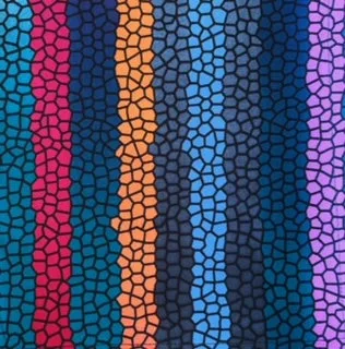 African Print Cotton Napkins - Set of 4