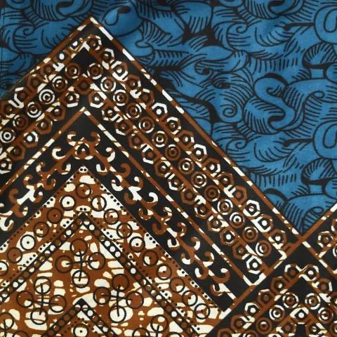 African Print Cotton Napkins - Set of 4