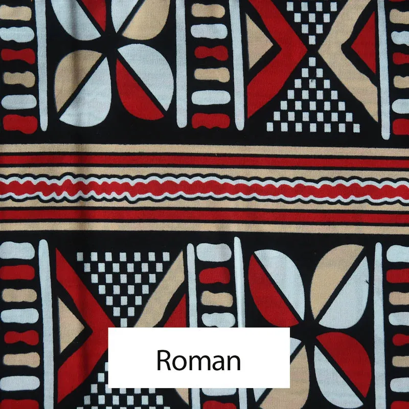 African Print Cotton Napkins - Set of 4
