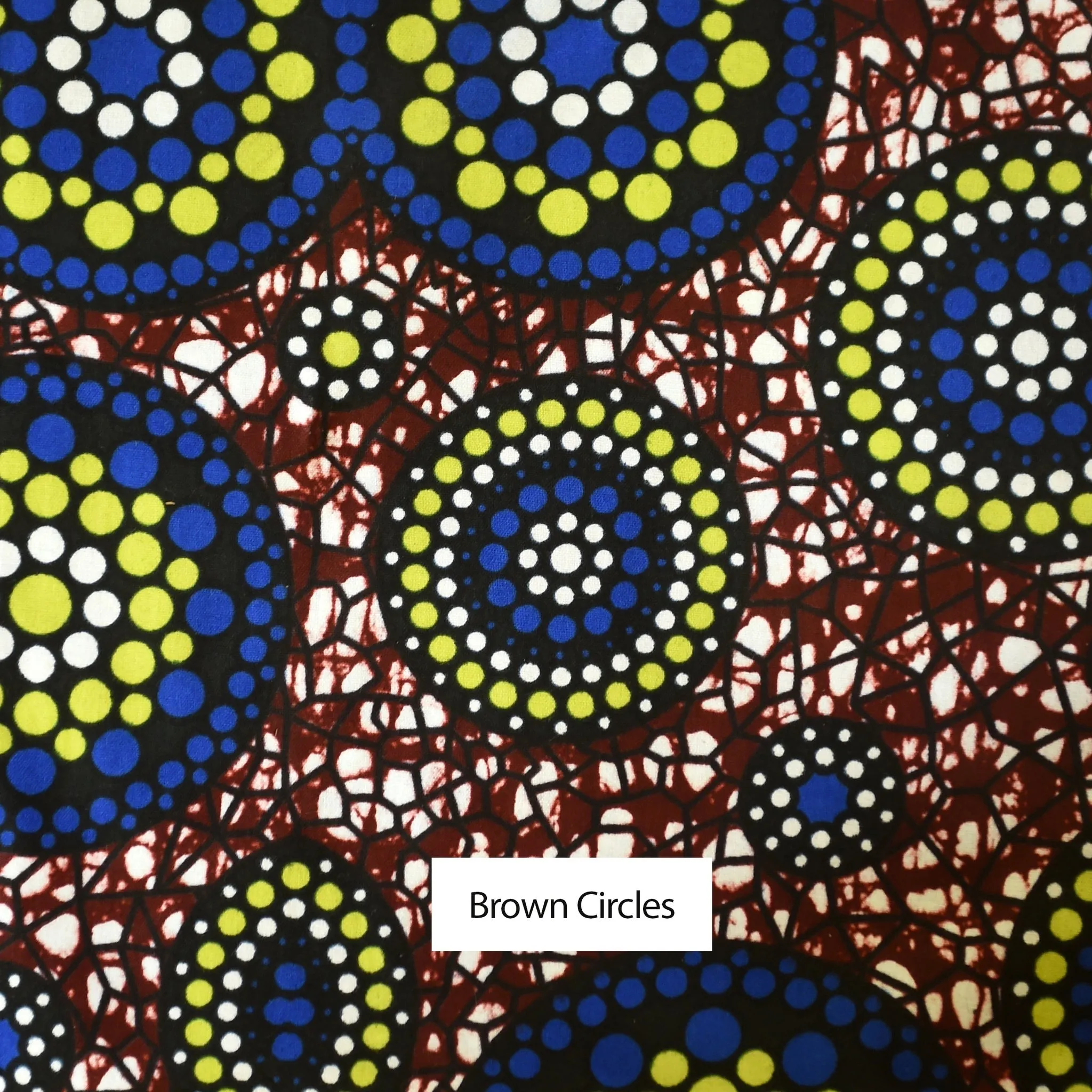 African Print Cotton Napkins - Set of 4