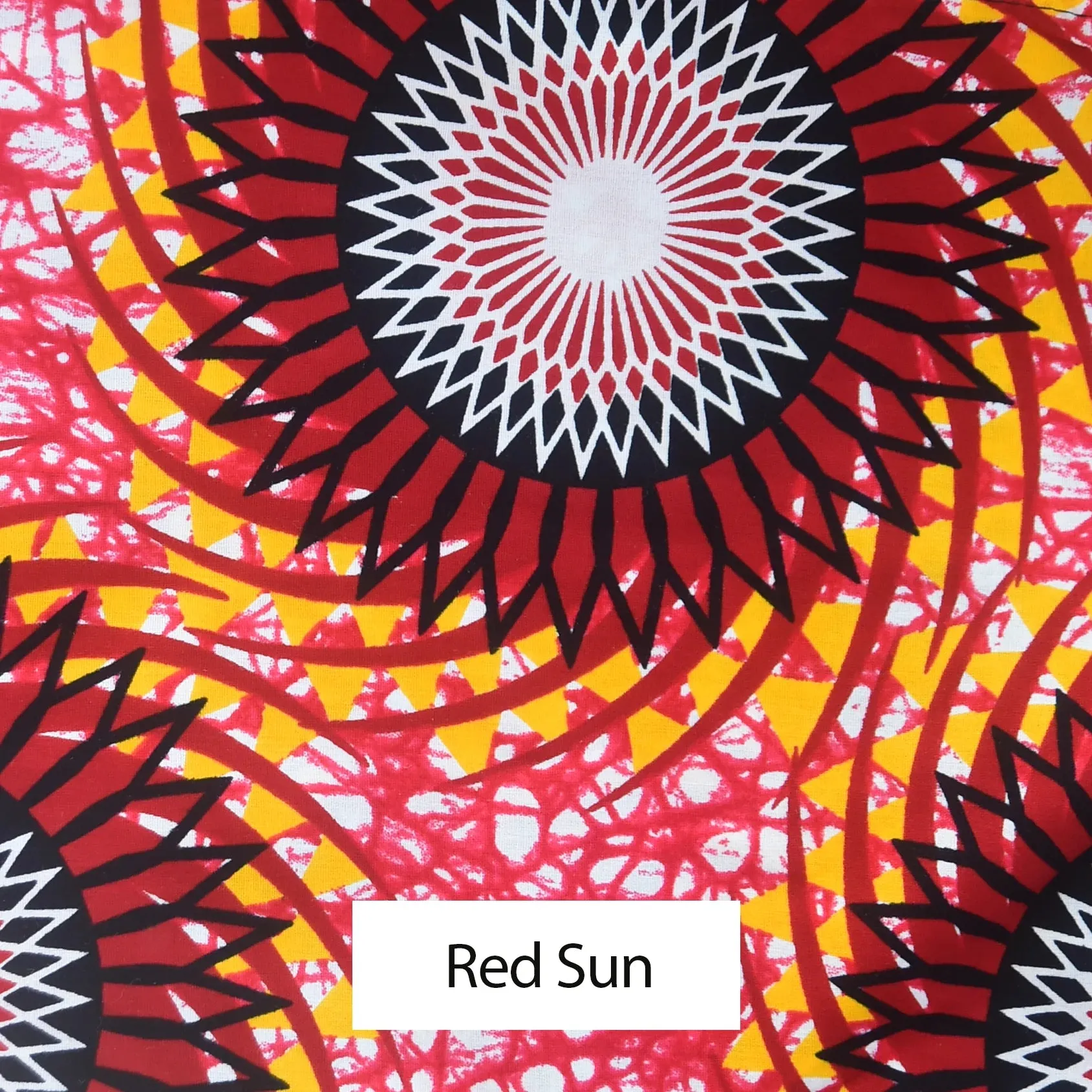 African Print Cotton Napkins - Set of 4
