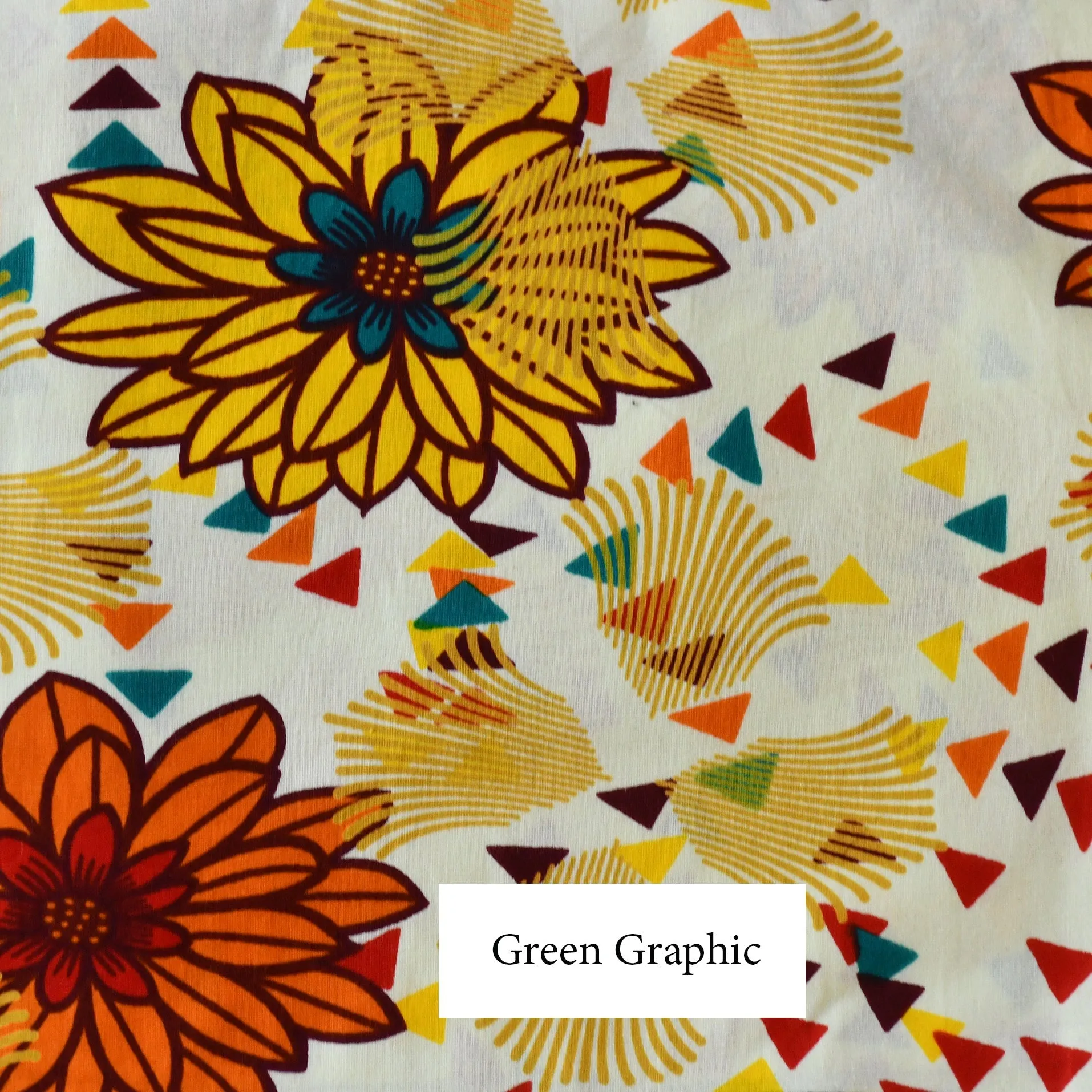 African Print Cotton Napkins - Set of 4