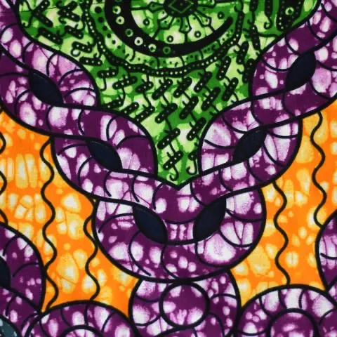 African Print Cotton Napkins - Set of 4