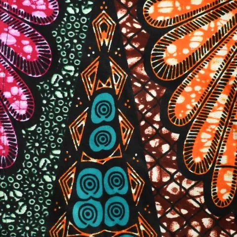 African Print Cotton Napkins - Set of 4