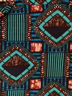 African Print Cotton Napkins - Set of 4
