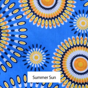 African Print Cotton Napkins - Set of 4