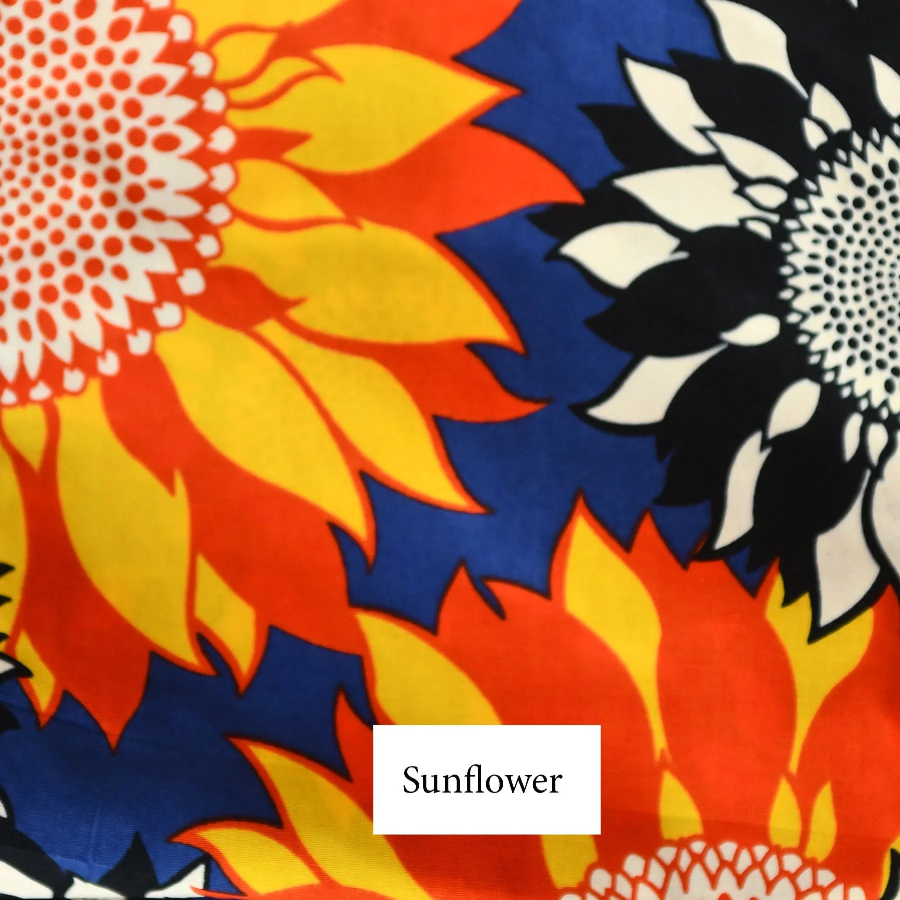 African Print Cotton Napkins - Set of 4