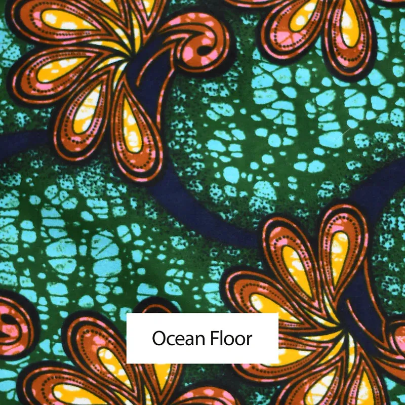 African Print Cotton Napkins - Set of 4