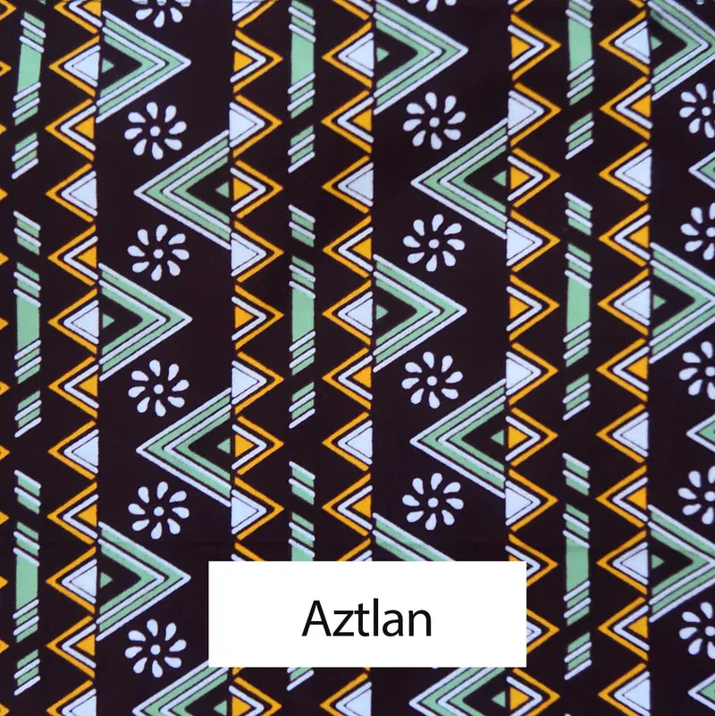 African Print Cotton Napkins - Set of 4