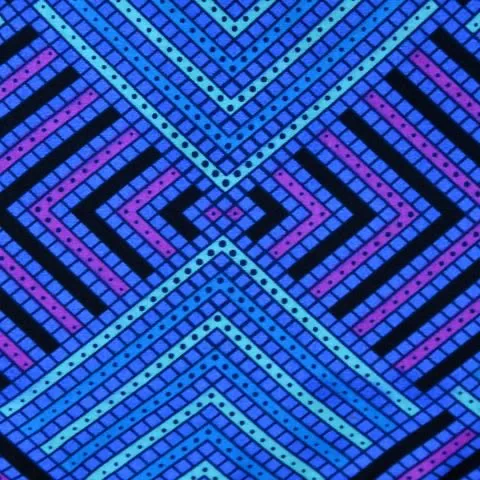 African Print Cotton Napkins - Set of 4