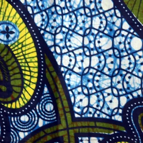 African Print Cotton Napkins - Set of 4