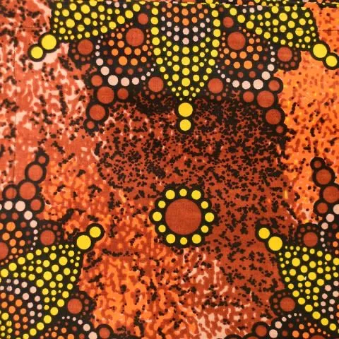 African Print Cotton Napkins - Set of 4
