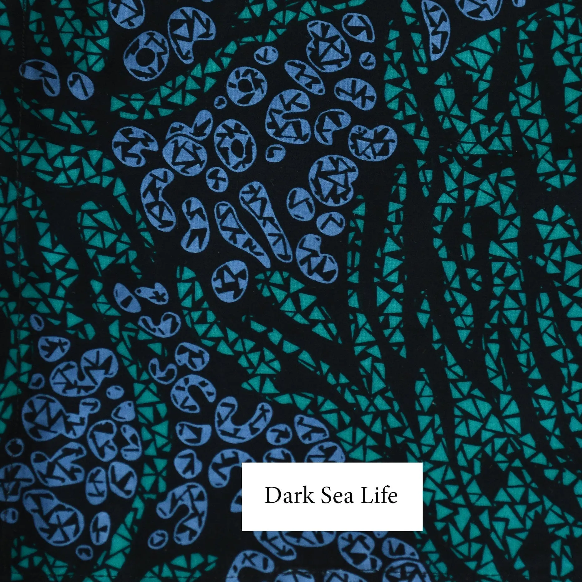 African Print Cotton Napkins - Set of 4