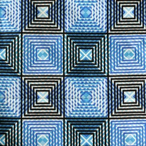 African Print Cotton Napkins - Set of 4