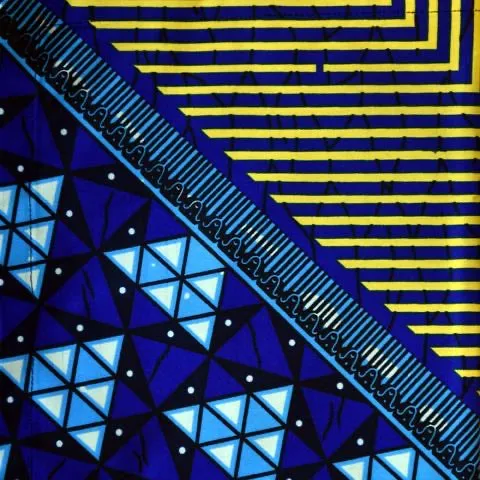 African Print Cotton Napkins - Set of 4