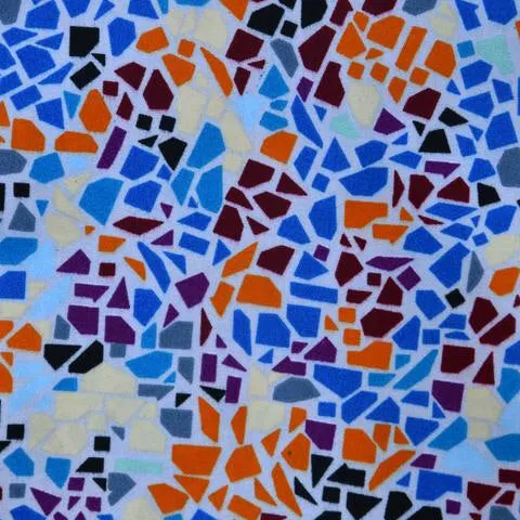 African Print Cotton Napkins - Set of 4