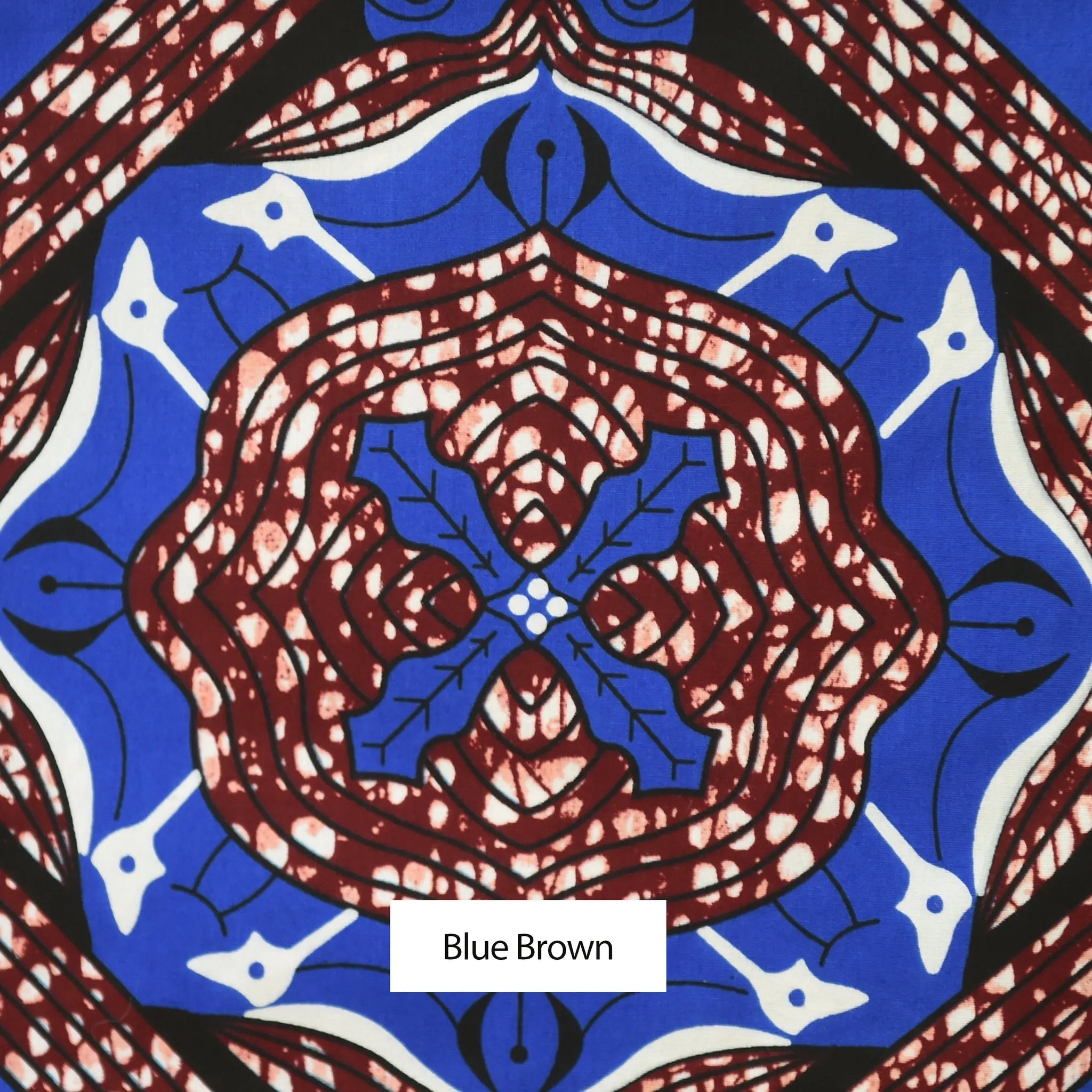 African Print Cotton Napkins - Set of 4