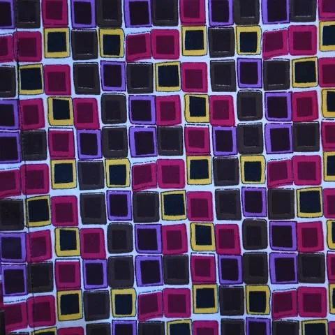 African Print Cotton Napkins - Set of 4