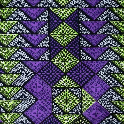 African Print Cotton Napkins - Set of 4