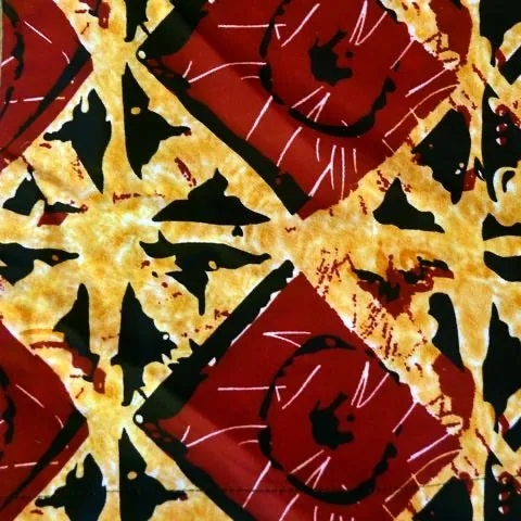 African Print Cotton Napkins - Set of 4