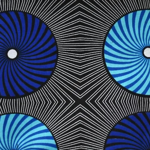 African Print Cotton Napkins - Set of 4